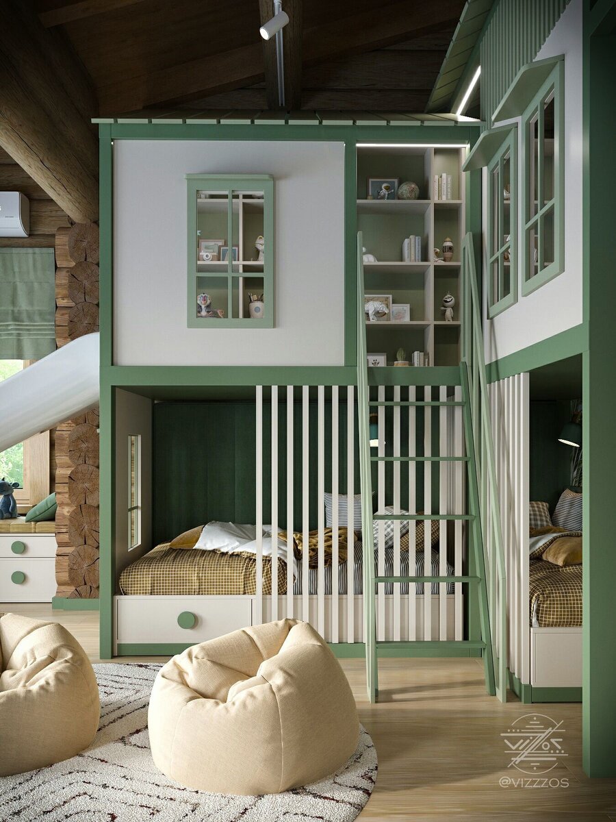 Проект Детской для мальчиков. Обои — «Саванна» от Alltowall