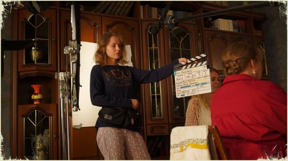 Съёмочный процесс "Праздники", источник фото/tgstat.ru