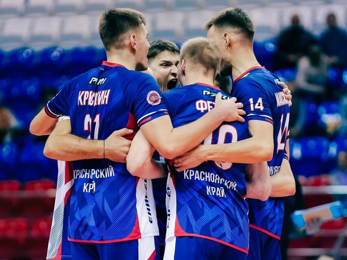    Волейболисты "Енисея"© Фото : Пресс-служба ВК "Енисей"