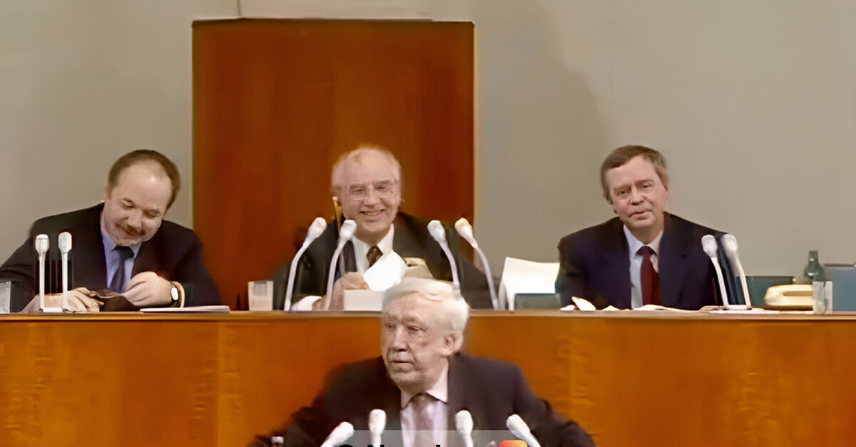 Н.Губенко, М. Горбачев, Ю. Никулин, В. Распутин