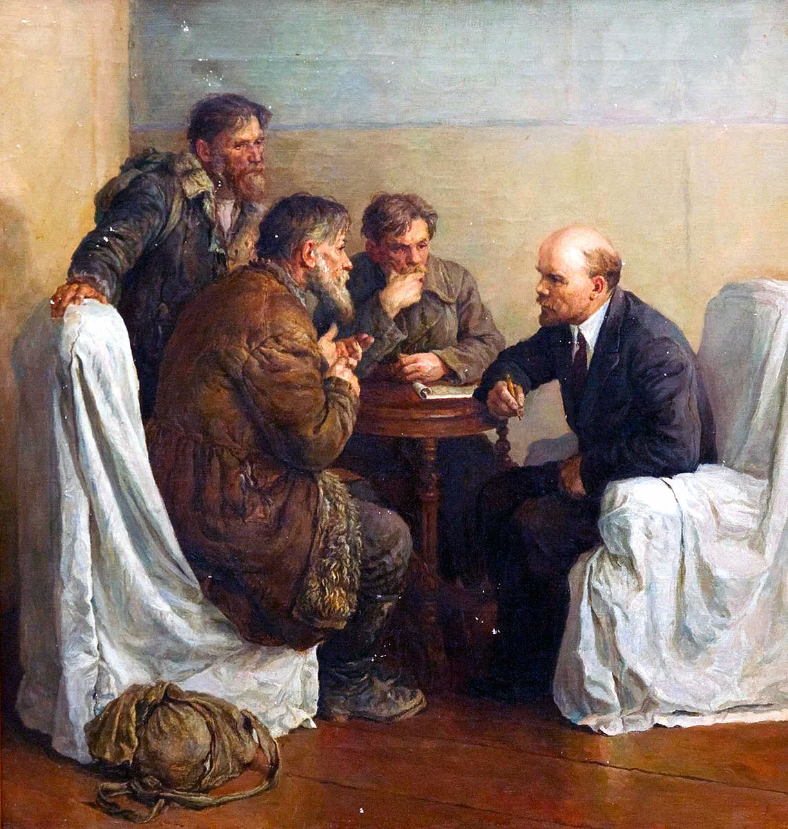 В.А. Серов. Ходоки у Ленина. 1950г. https://kulturologia.ru/blogs/210716/30539/?ysclid=lpikv0r7zh401327178