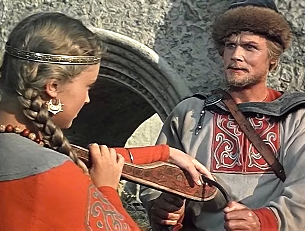 Кадр из кинофильма "Садко", 1952 г., режиссер Александр Птушко, сценарист Константин Исаев, композитор Виссарион Шебалин (скриншот)
