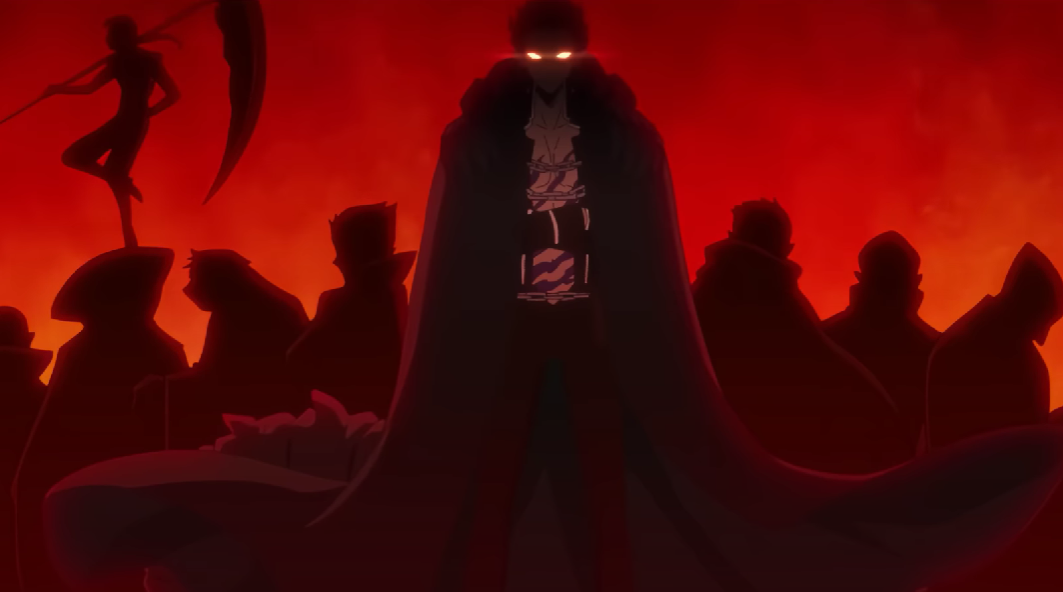 гетсуга теншоу атака. эхо террора 9. выходной господина злодея. антагонисты манга. найн эхо террора.