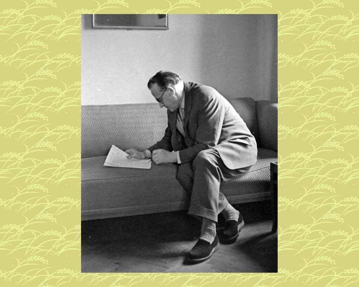 С.Я. Лемешев - руководитель Оперной студии Московской Консерватории. 1960 г.