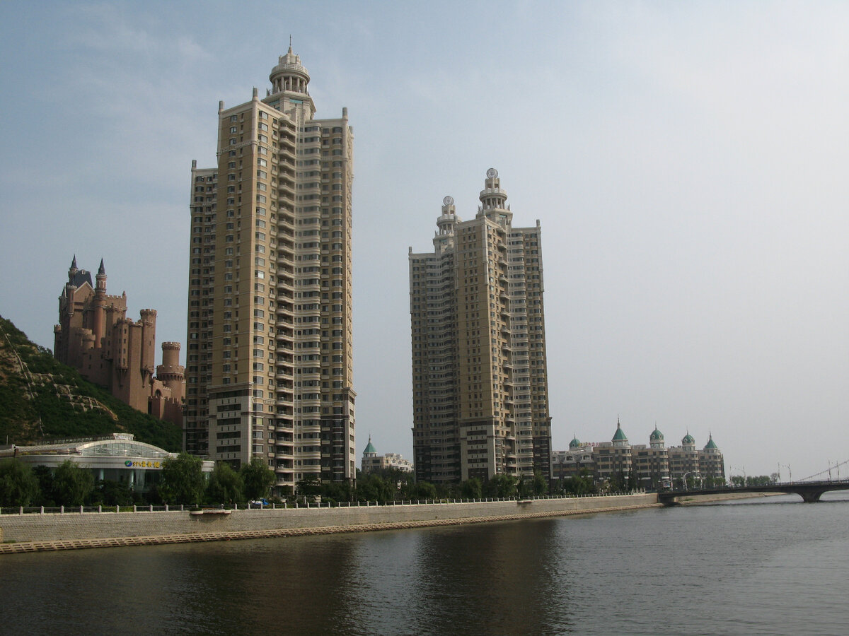 Жилые дома в Даляне.