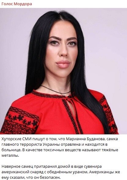 ФОТО: СКРИНШОТ TELEGRAM/"ГОЛОС МОРДОРА"