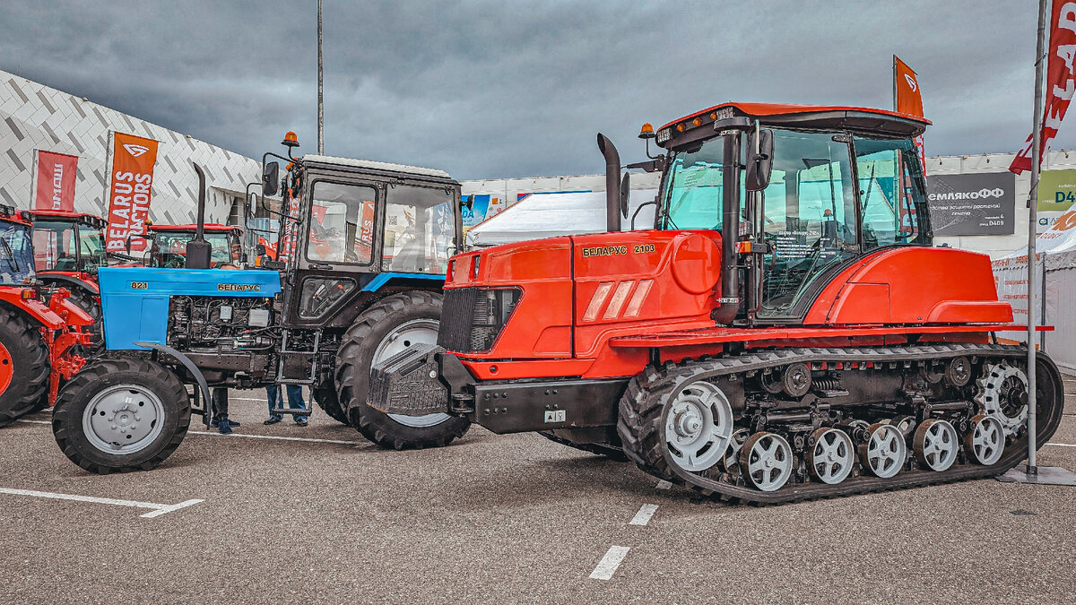 Мтз 82.1 и гусеничный 2103