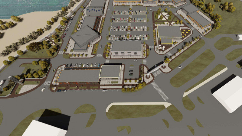     Первый проект кластера уличных торговых точек на правом берегу, за "Леруа Мерлен". Адалин-проект