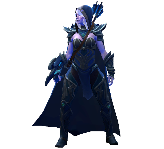 Drow Ranger – ещё один герой дальнего боя, это самый легкий персонаж dota 2. Основной атрибут – ловкость. Для новичков суть героя абсолютно такая же, как и на Sniper: стреляй издалека, и все будет ОК. Как только до тебя добрались – смерть. Хотя у ледяной лучницы есть скилл, который с натяжкой можно назвать сейвящим, это, конечно, гаст. Он отталкивает на небольшое расстояние врагов и вешает на них безмолвие, что поможет в случае нежелательного сближения с врагом.