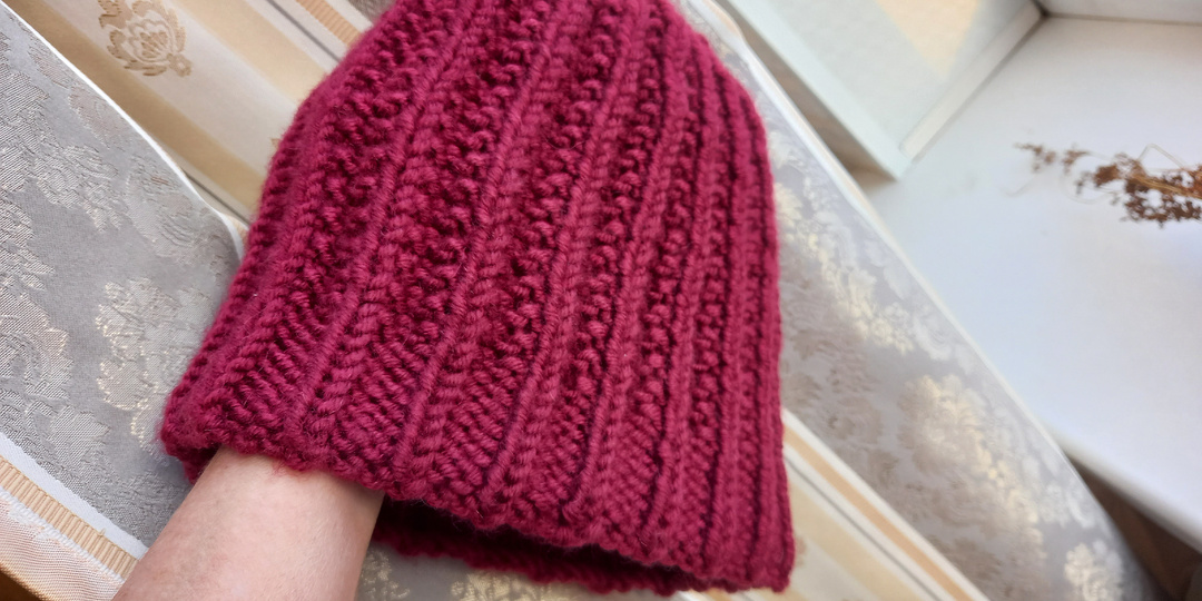 Зимняя женская шапка за два вечера