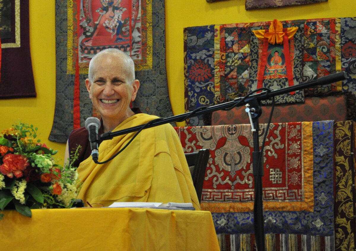 Тхубтен Чодрон. Фотография с сайта Фонда Контемплативных Исследований