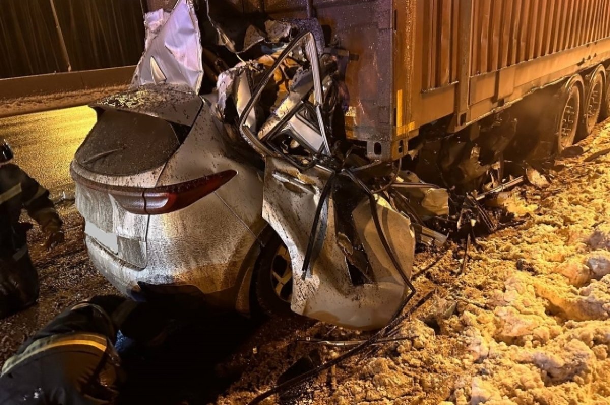    В Тверской области на трассе М-10 произошло смертельное ДТП с тягачом