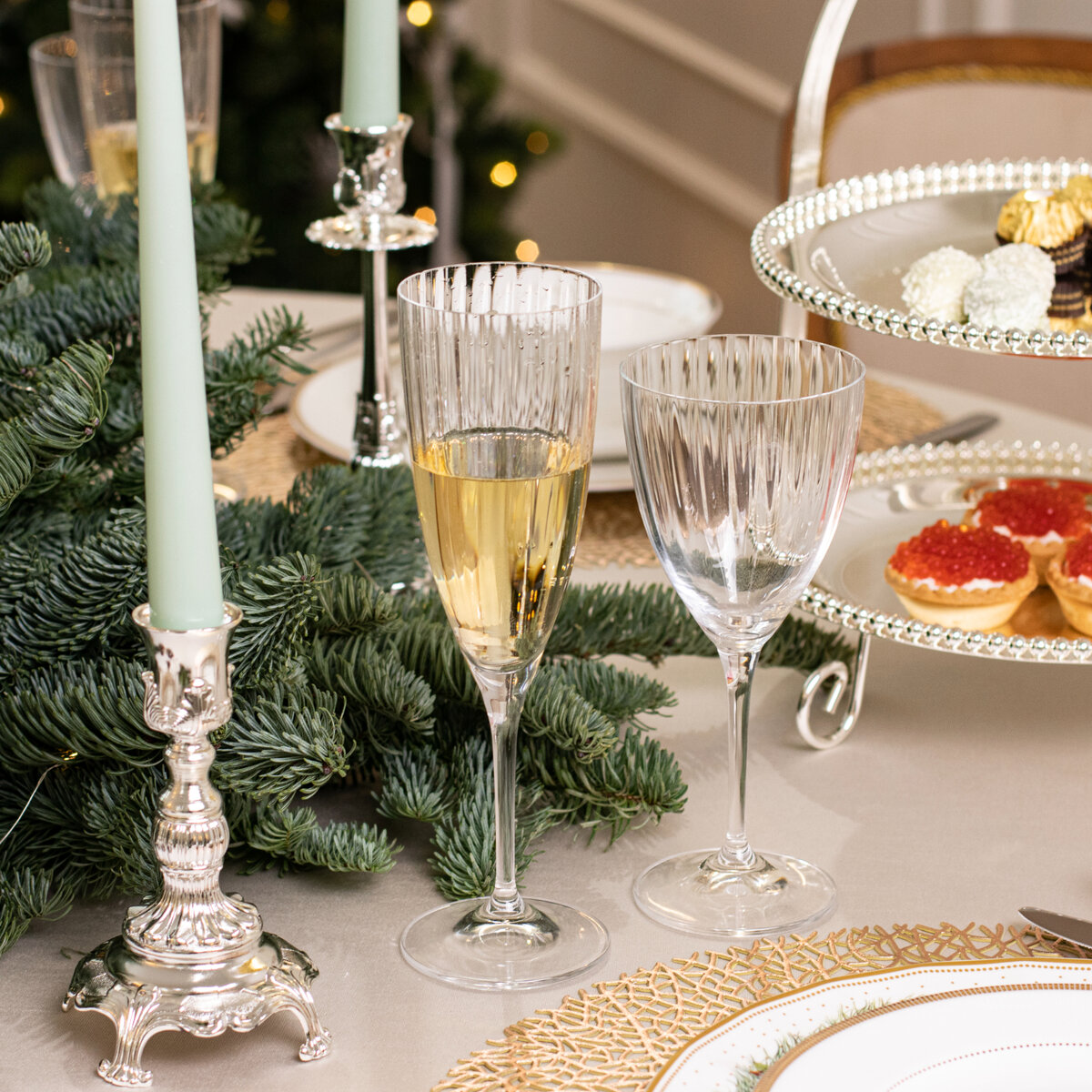 Бокалы из коллекции Кэйт Оптика от Аура Богемии