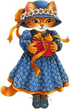 -Это подарок от меня и от котят... Мне так в Вашем лесу нравится....