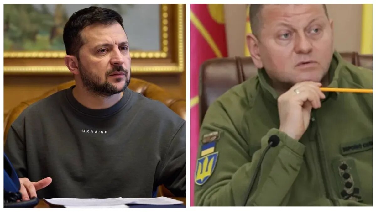 Владимир Зеленский и Валерий Залужный. Фото: Telegram | t.me/V_Zelenskiy_official, Пресс-служба администрации президента Украины