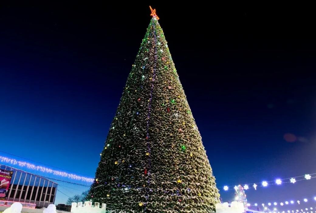 Новогодние украшения. Новогодняя елка на улице. Елка на площади сахарова барнаул 2020. Новогодний барнаул. Украшение улицы на новый год.