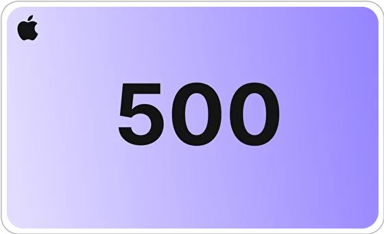 Подарочная карта Apple 500