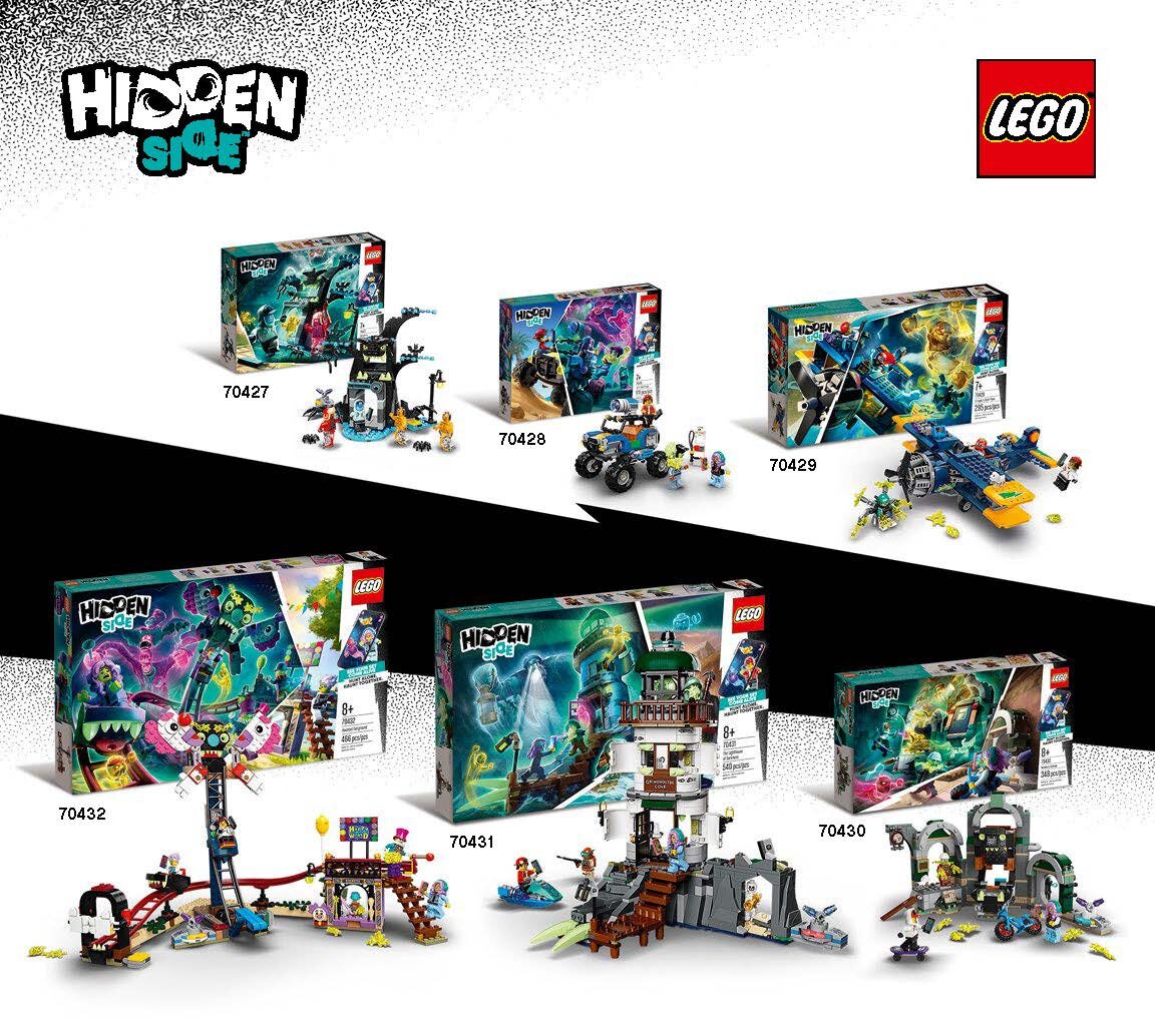 2-я волна наборов Lego Hidden Side. Для дальнейшего просмотра пролистните картинку.