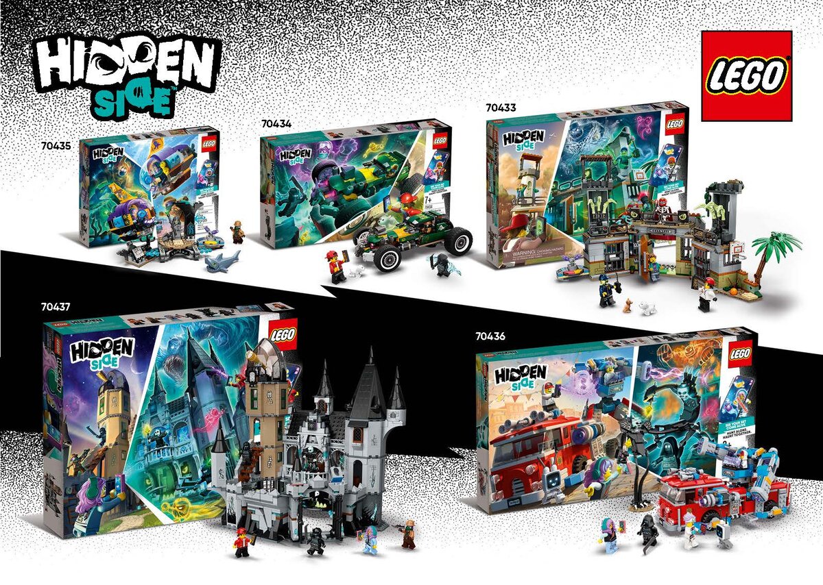 3-я волна наборов Lego Hidden Side. Для дальнейшего просмотра пролистните картинку.