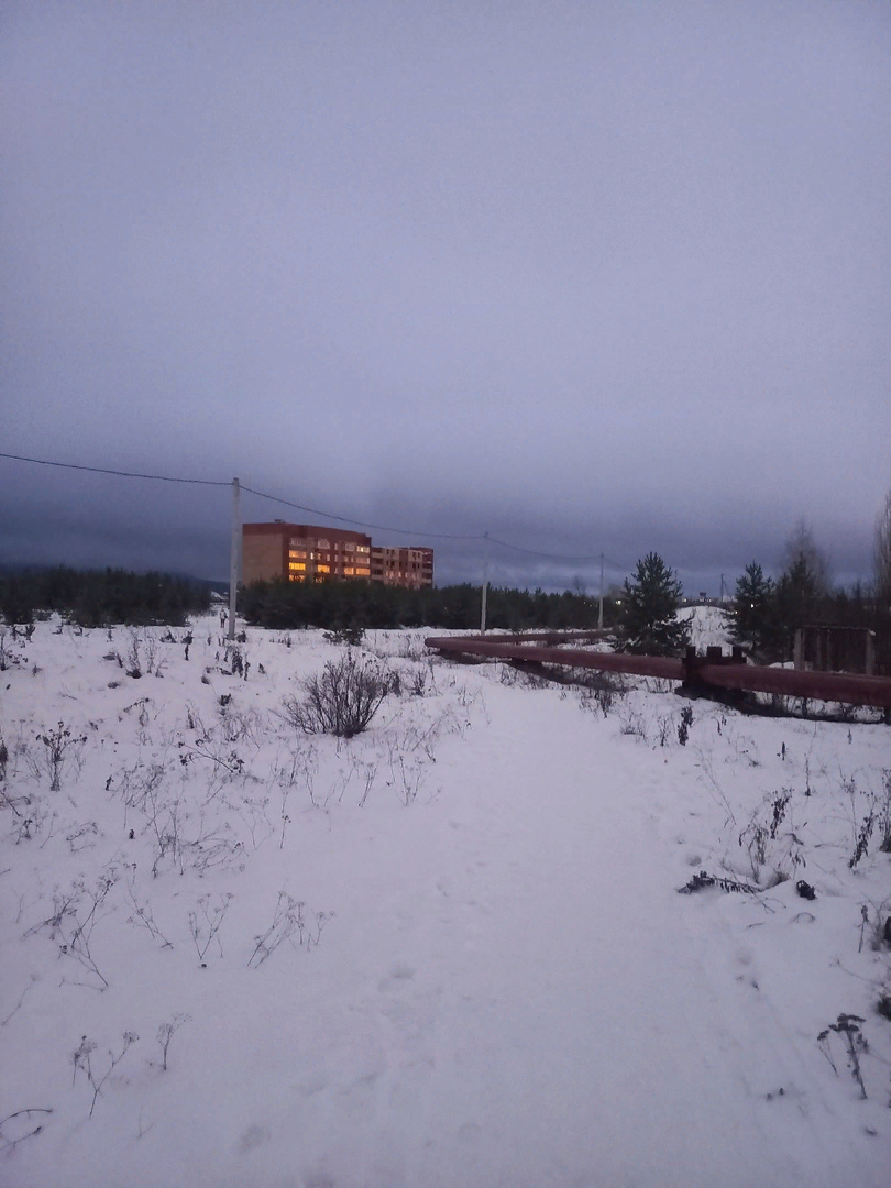 Утро в маленьком городе