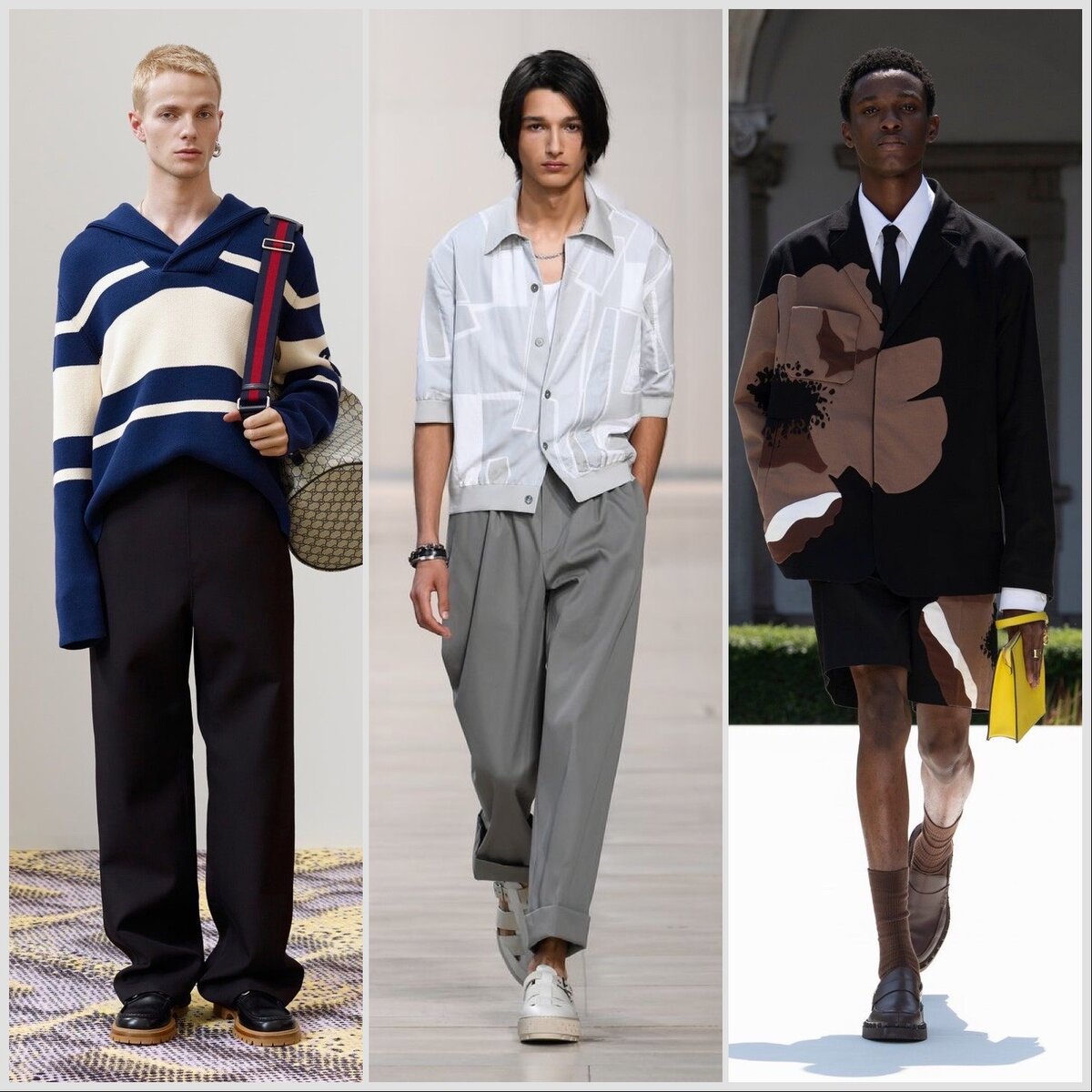 1. Gucci spring 2024 2. Hermès Spring 2024 3. Valentino Spring 2024