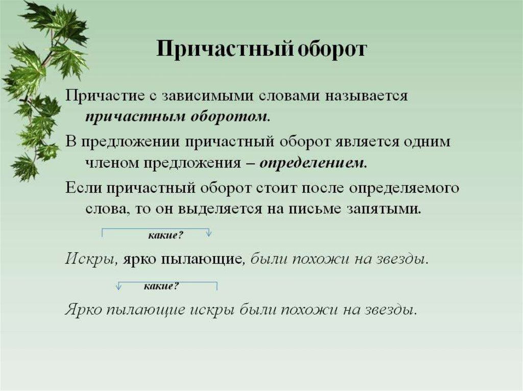 Определить значение слова культ. Причастие и причастный оборот 7 класс. Причастие и причастный оборот правило 7 класс. Памятка по русскому языку причастный оборот. Конспект причастный оборот" (с примерами)..