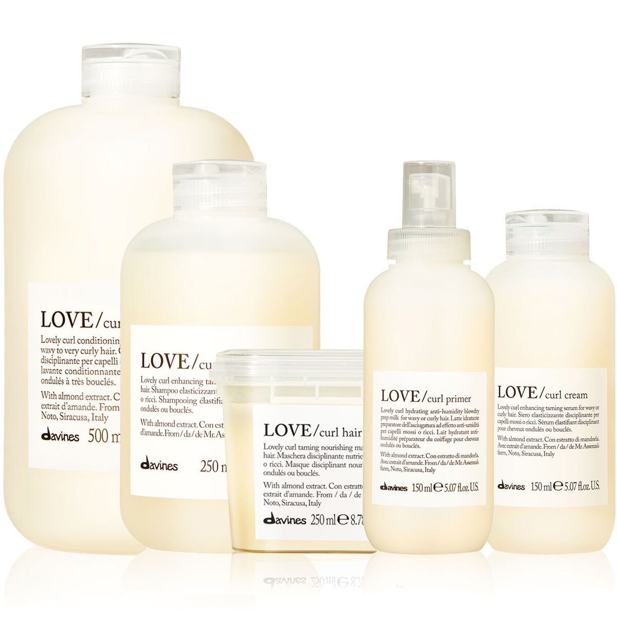 На фото представлена не вся линейка, сейчас она обновилась до 8-ми разных средств.