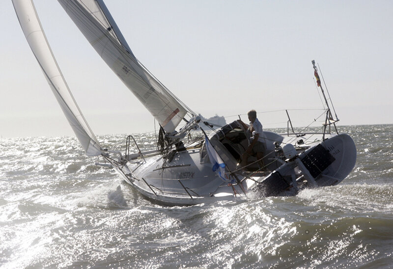"Дочь ветра" на ходу под управлением своего создателя Виктора Языкова
