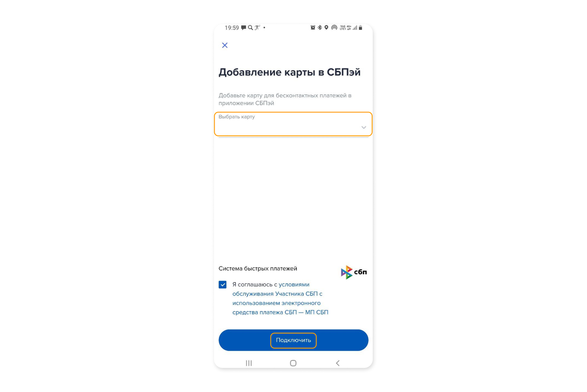 Оплата сбпэй