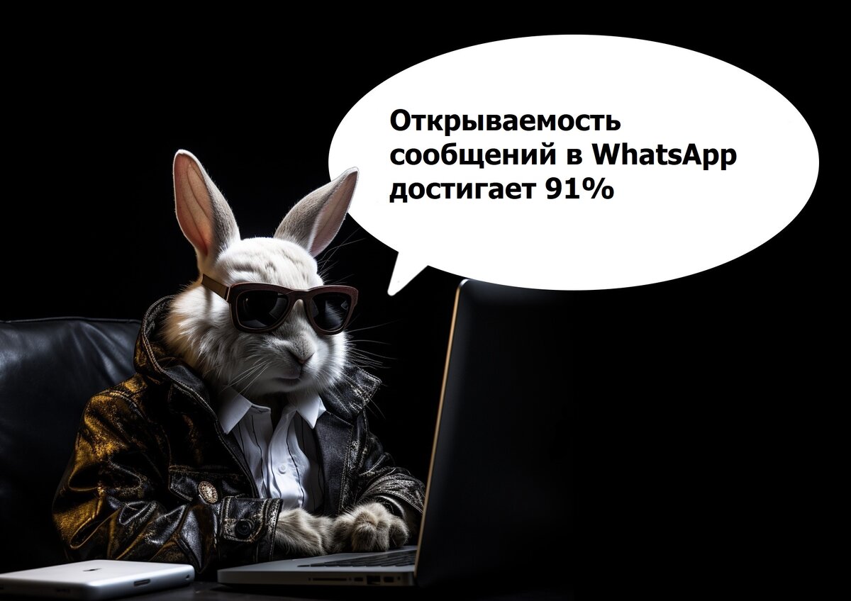 Четверть пользователей при этом отвечает или переходит по предоставленной ссылке 