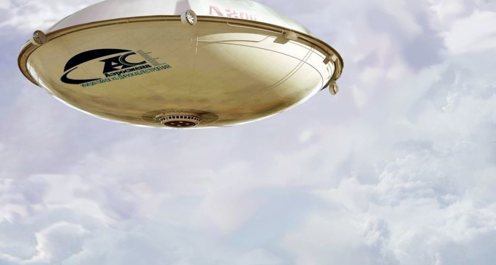 Российская компания Aerosmena объявила о планах начать производство дирижаблей в форме «летающей тарелки»