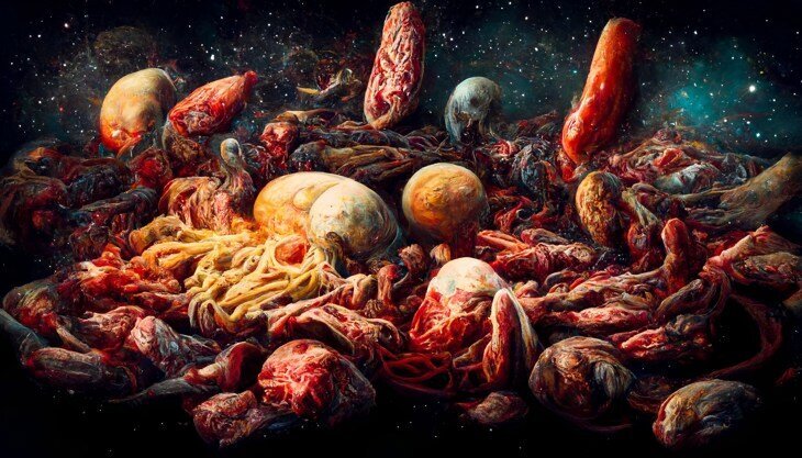 Образ одной из неудачных версии Вселенной 4