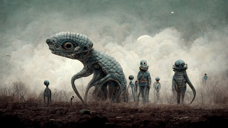 Образ одной из неудачных версии Вселенной 5