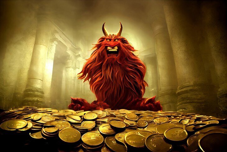 Крёнгиль охраняет сокровищницу падишаха. Реакция одичалого существа на мародёров.