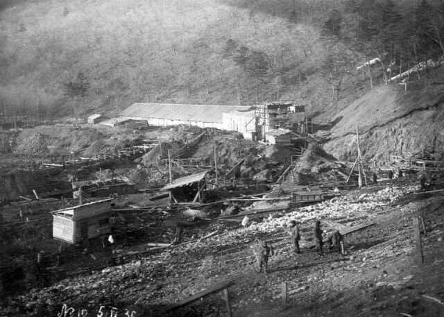 Строительство водохранилища на Седанке