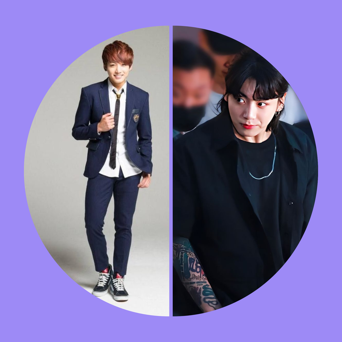 Тут как у Маршака: ... однако во время пути ... Чонгук смог подрасти...