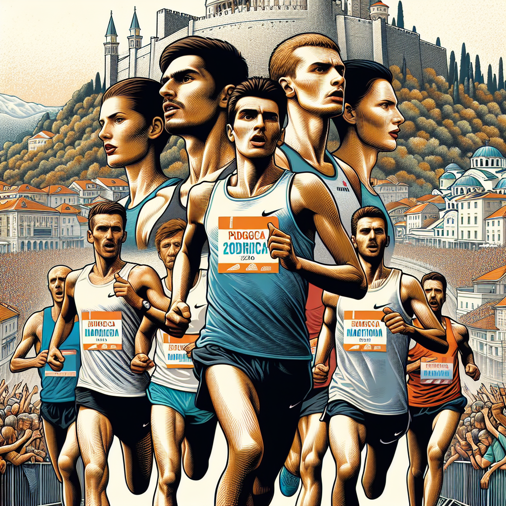 Картинка сделана нейросетью Insomnialand по запросу "Подгорицкий марафон". Реальные фотографии с марафона при её создании не использовались. 