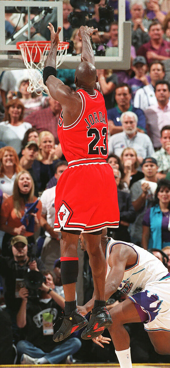 Michael Jordan last shot