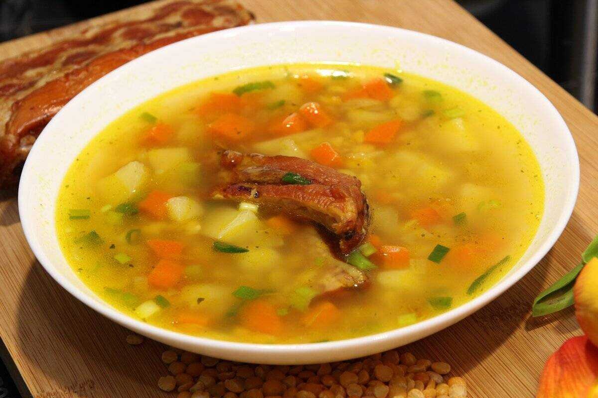 Гороховый суп с курицей (рецепт классический)