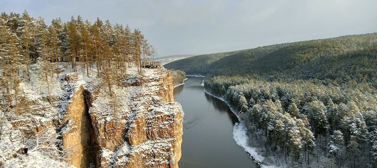 Айские притесы водопад