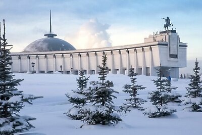    Музей Победы в Москве зимой © Сайт мэра Москвы