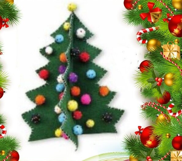 Ёлочка из фетра своими руками