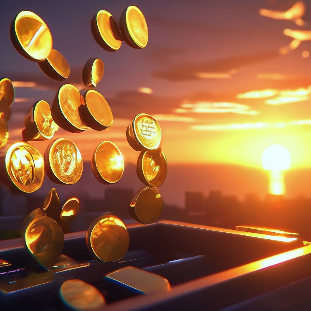 Электронные деньги по версии нейросети.