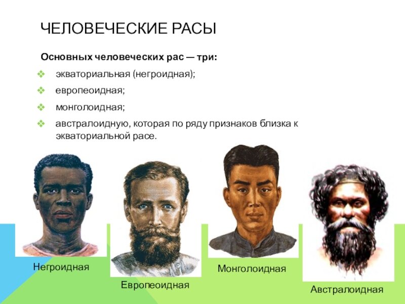 Современные виды рас. Европеоидная монголоидная негроидная. Европеоид монголоид негроид. Основные человеческие расы. Представители разных рас.