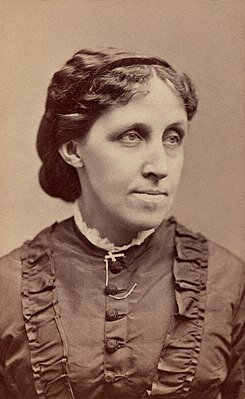 Луиза Мэй Олкотт в 1870. Источник: https://upload.wikimedia.org/wikipedia/commons/thumb/8/82/Louisa_May_Alcott%2C_c._1870_-_Warren%27s_Portraits%2C_Boston.jpg/245px-Louisa_May_Alcott%2C_c._1870_-_Warren%27s_Portraits%2C_Boston.jpg