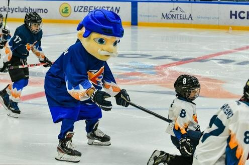 Маскот ХК "Хумо" Хумоюн. Фото с сайта hchumo.uz