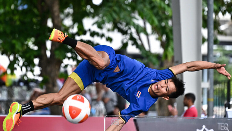    В Бангкоке стартовал чемпионат мира по текболу. AFP