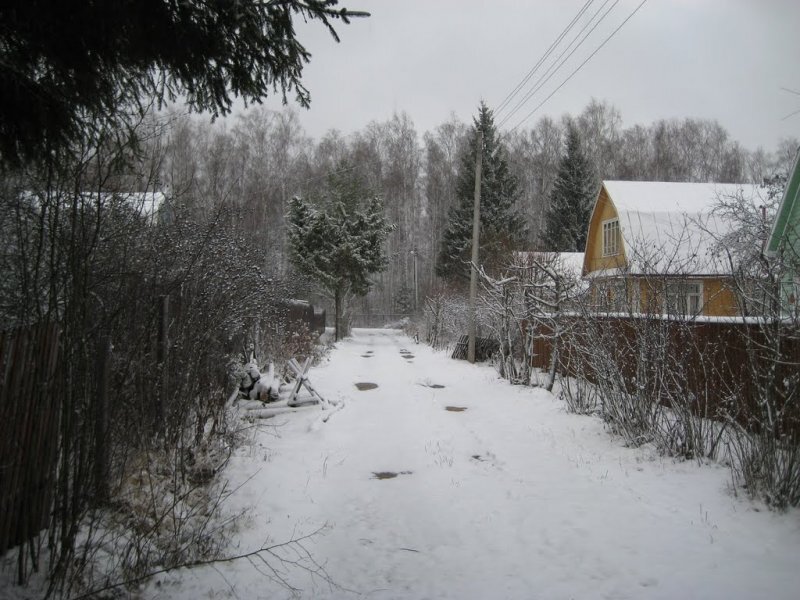 Зимний СНТ. Фото из интернета для иллюстрации, к делу не относится.
