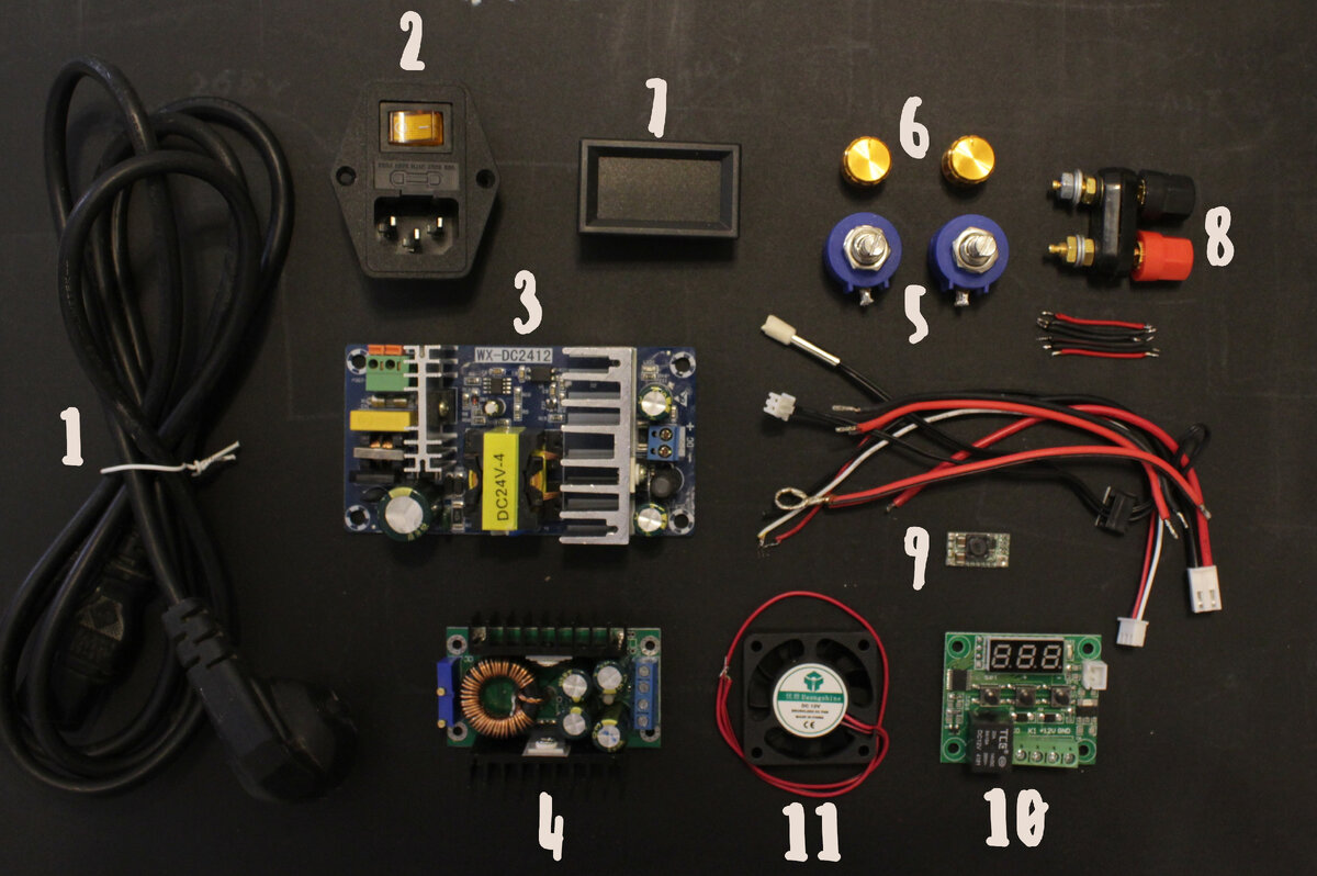 Все компоненты для сборки