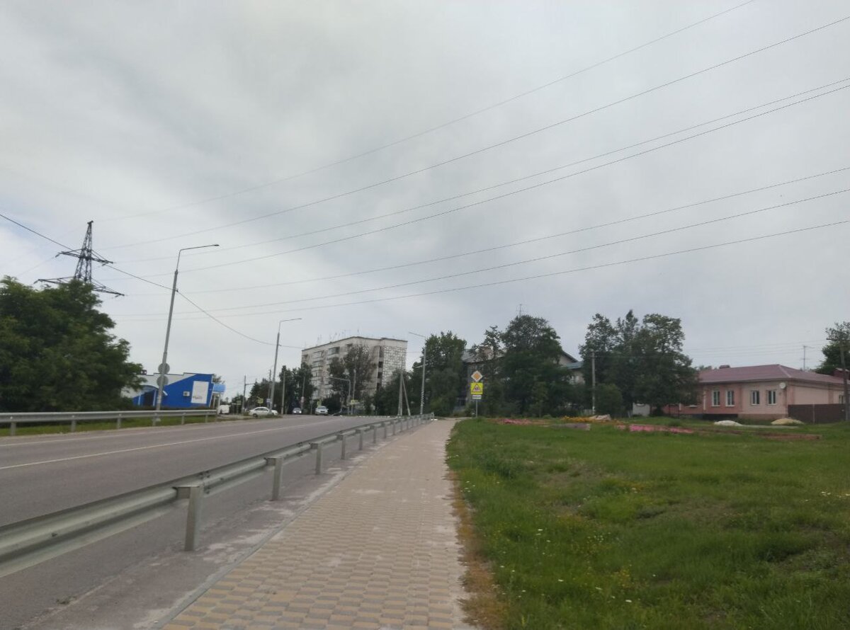 Въезд в город